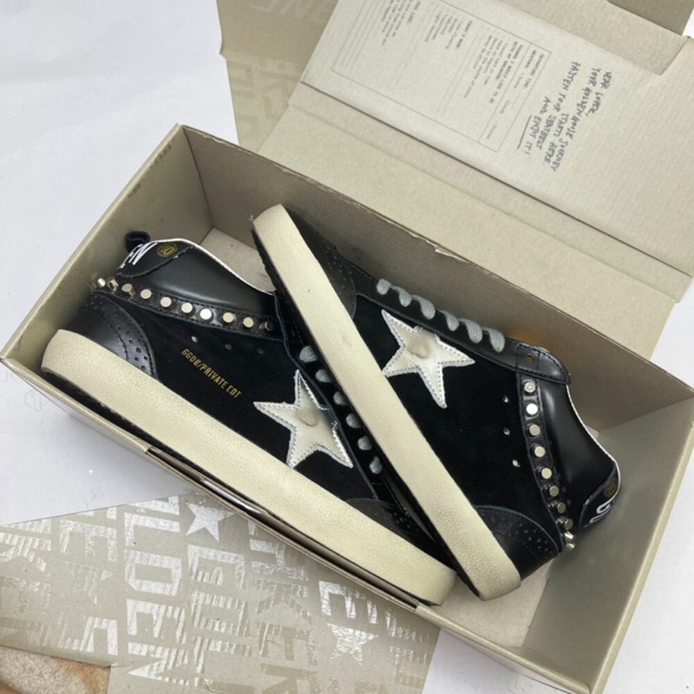 Golden Goose White & Black Sneaker